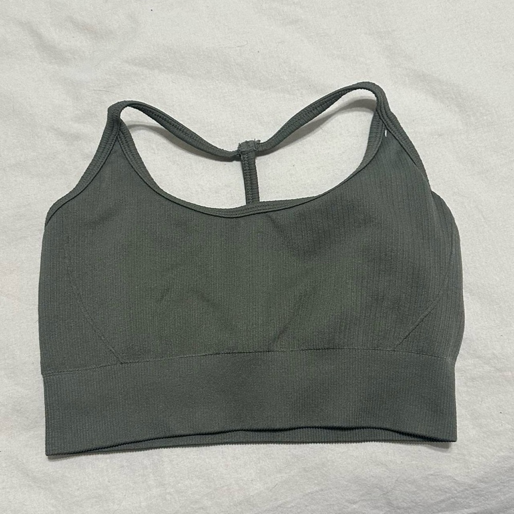 NVGTN open back green crop bra - Picture 2 of 3